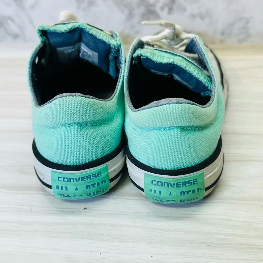 Converse Chuck Taylor All Star Mint Green Slip On Shoes. 656095F Size 11 Kids